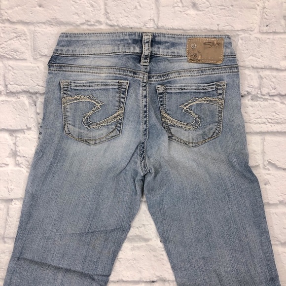 Silver Jeans Suki Bootcut  Size 28 Short Stretch Medium wash denim - Picture 6 of 14